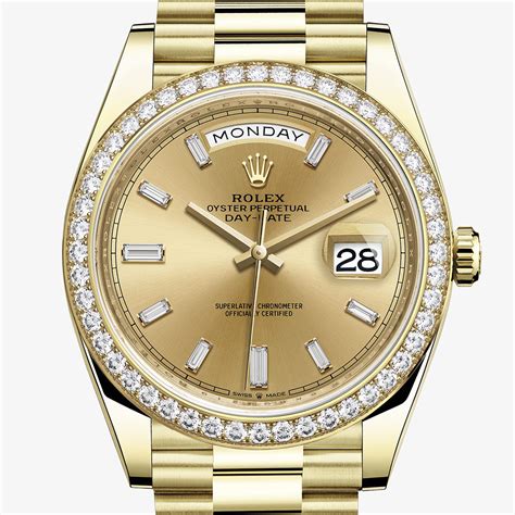 rolex day date diamond insert|Rolex Day-Date 40mm price.